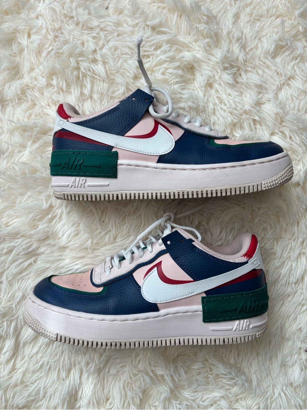 Nike AF1 Shadow Mystic Navy Multicolor Sneakers Women’s 8.5